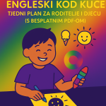 Tjedni plan učenja engleskog jezika kod kuće za djecu + besplatan PDF