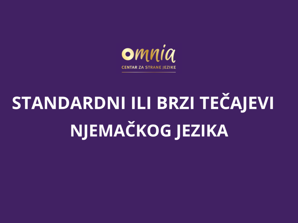 Standardni ili brzi tečajevi njemačkog u Omnia Centru u Rijeci