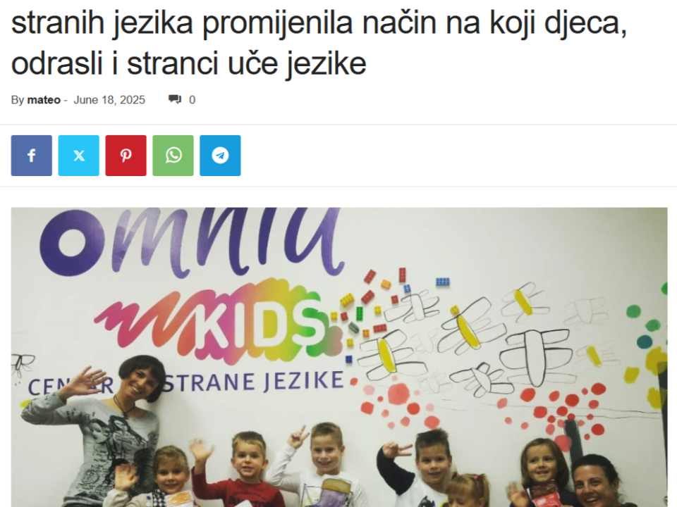 Kako učimo vrijednosti kroz jezik: Engleski za djecu koji gradi karakter