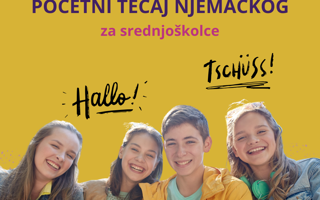 Početni tečaj njemačkog za srednjoškolce u Rijeci