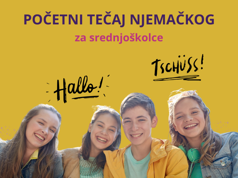 Početni tečaj njemačkog za srednjoškolce u Rijeci