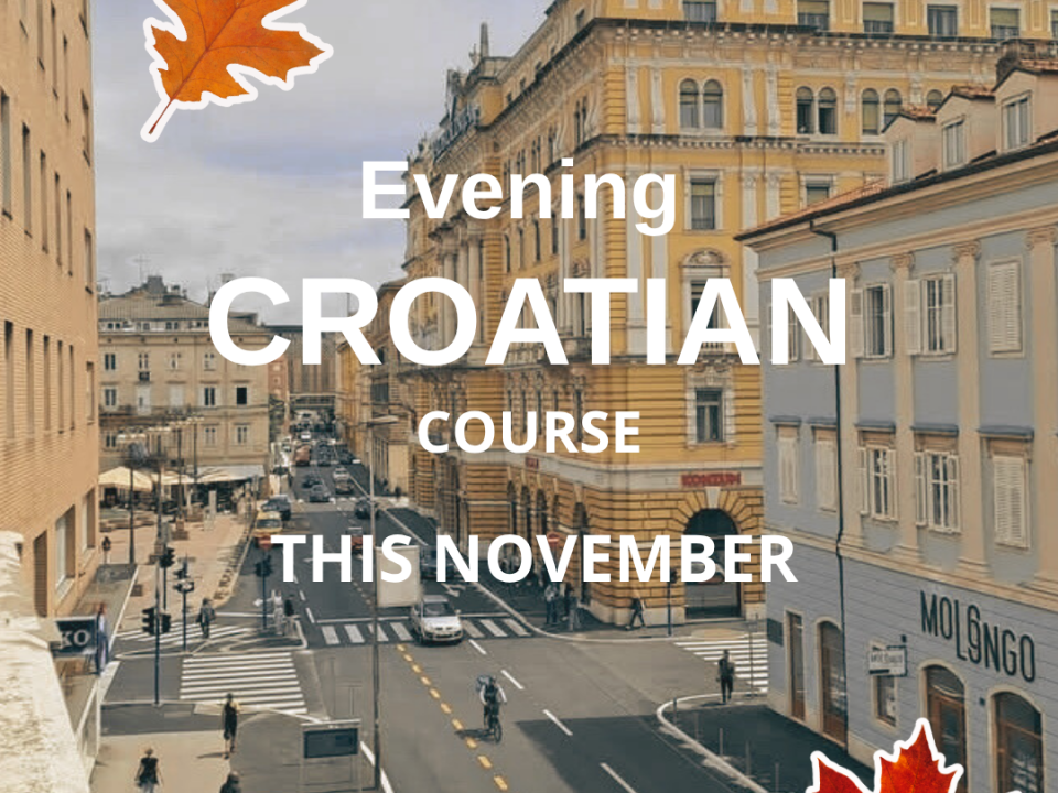 Evening Croatian Course for beginner A1 in Rijeka  Omnia  Centar za strane jezike Evening Croatian Course for beginner A1 in Rijeka