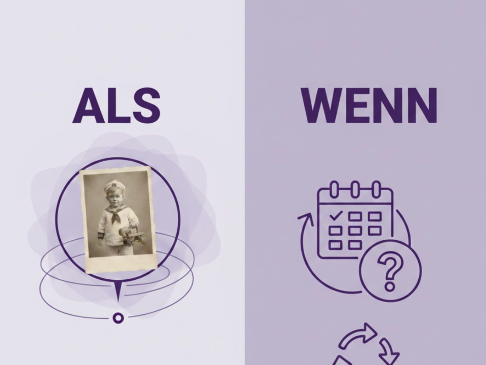 Koja je razlika između wenn i als?