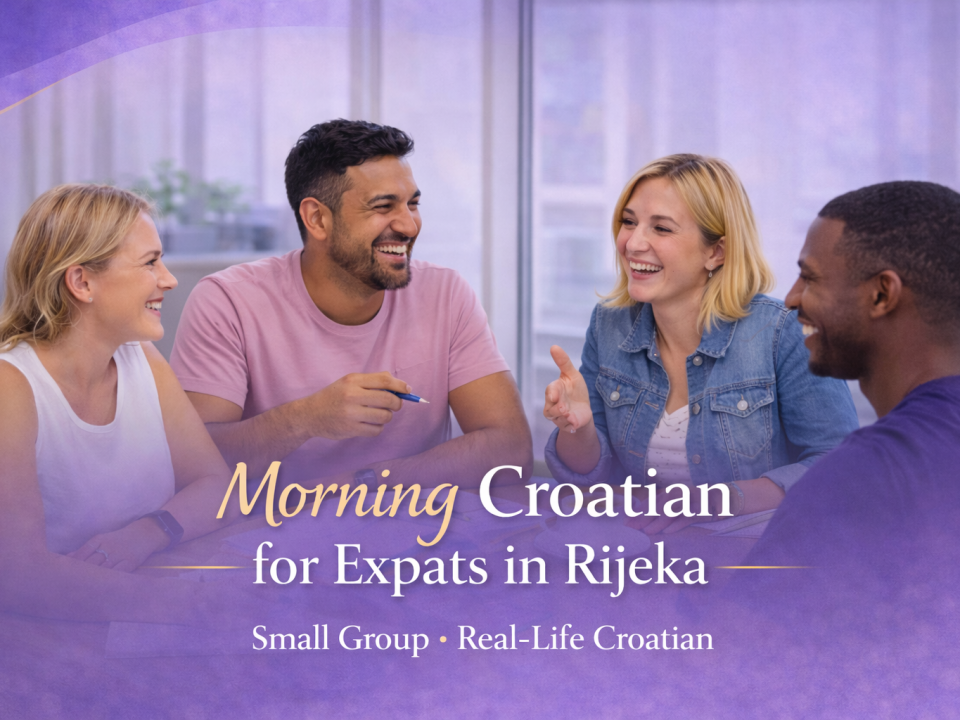 Croatian course for expats in Rijeka