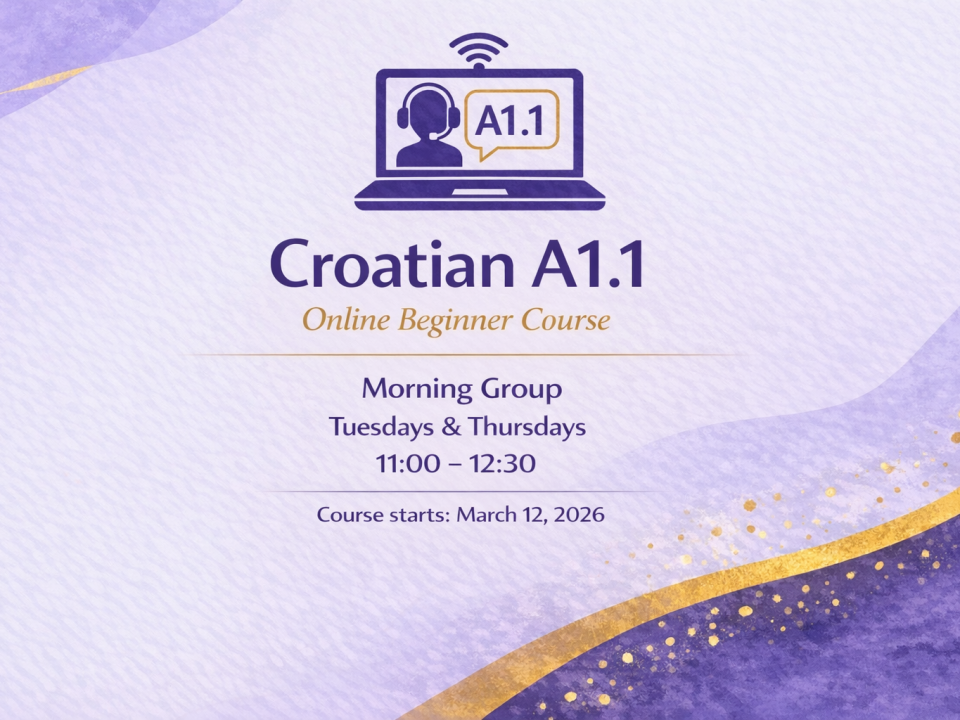 Croatian A11 online course details