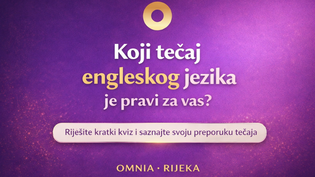 Koji tečaj engleskog jezika je za vas? Riješite kviz