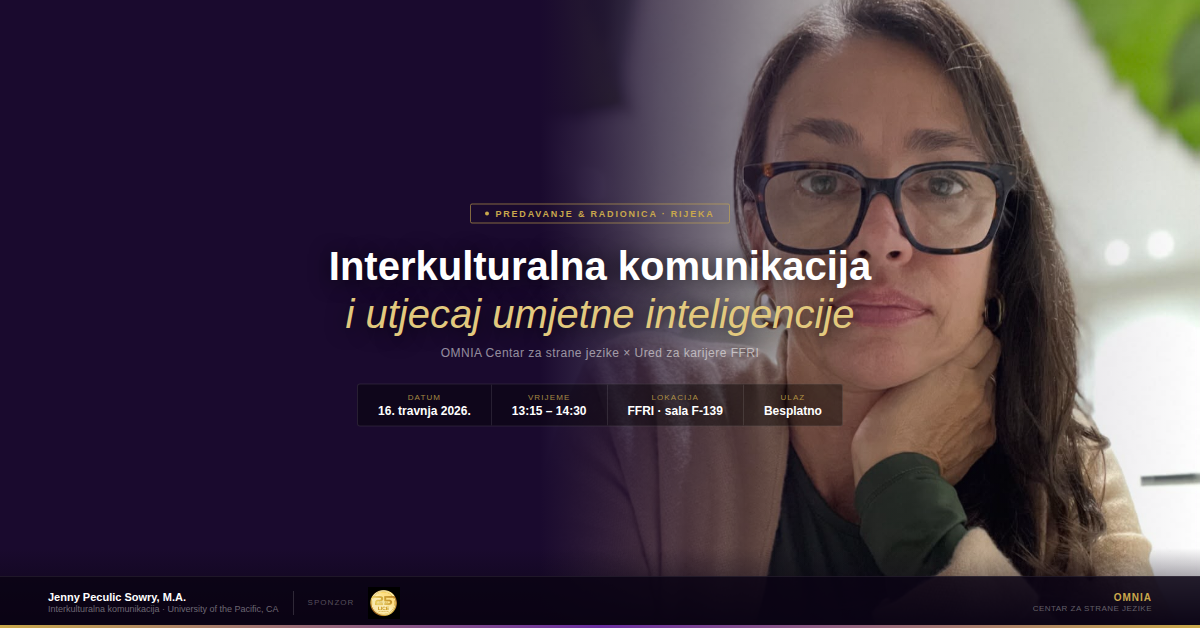 interkulturalna komunikacija Omnia Centar za strane jezike interkulturalna komunikacija