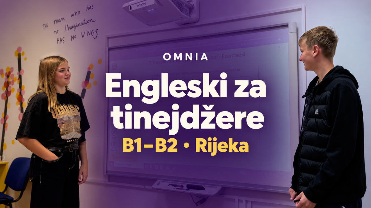 Engleski za tinejdžere na stupnju B1–B2 OMNIA