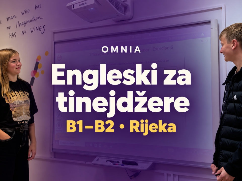 Engleski za tinejdžere na stupnju B1–B2 OMNIA