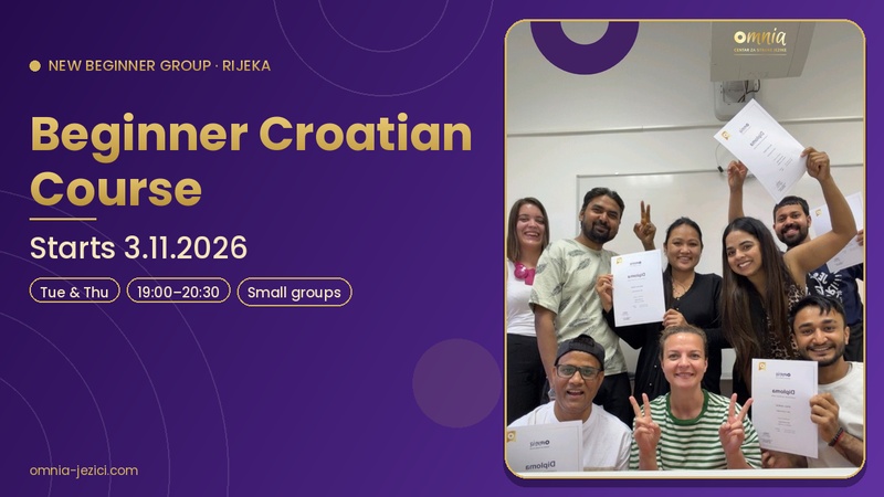 Beginner Croatian Course -November 2026