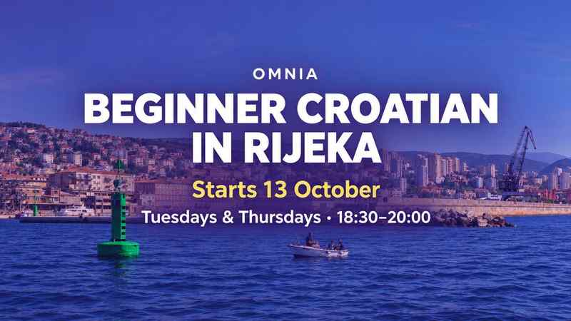 Start Learning Croatian in Rijeka · New Group Starts 13 October